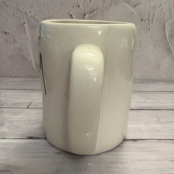 Rae Dunn Artisan Collection by Magenta GROOM White Black Large Mug (SKU: 221MI) - Picture 2 of 8